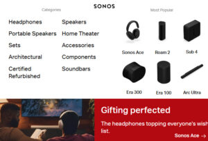 SONOS gifts